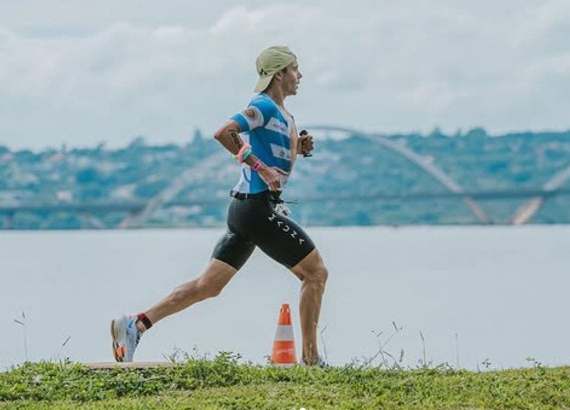 Luciano Taccone se subió al podio en el IronMan 7.3 en Brasil