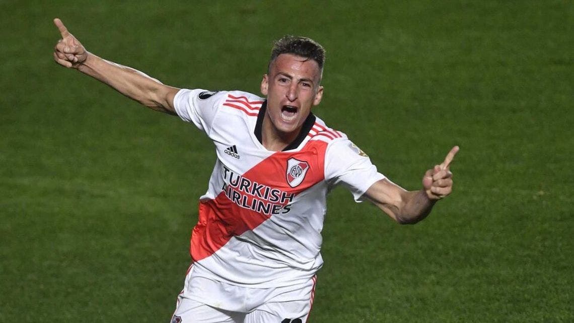 Braian Romero llegó a River en julio de 2021 pero no logró afirmarse como goleador del equipo