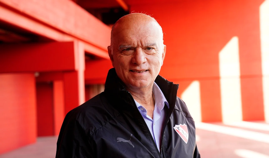 Néstor Grindetti: Me gustaría continuar como presidente de Independiente