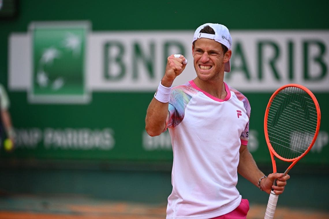 Diego Schwartzman avanza en el Masters 1000 de Montecarlo